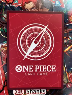 Shanks OP09-001 ONE PIECE Tcg Card NM RED Leader - Image 3
