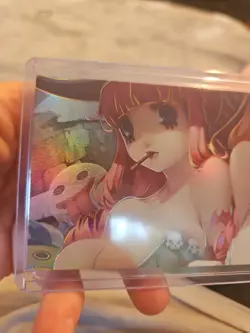 Perona One Piece Goddess Story Film Red Anime Holo Foil Collector Card #22 - Image 4