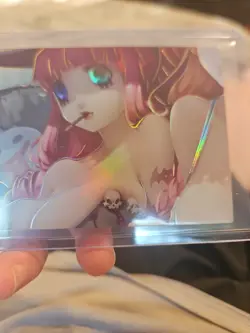 Perona One Piece Goddess Story Film Red Anime Holo Foil Collector Card #22 - Image 5