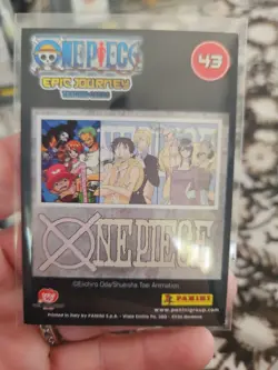 Panini TCG One Piece TCG 9" × 4" Poster Luffy Brook Nami Chopper Nico - Image 4