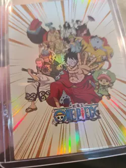 Straw Hat Pirates Wano Country Arc Artwork One Piece Film Red Holo Collector - Image 3