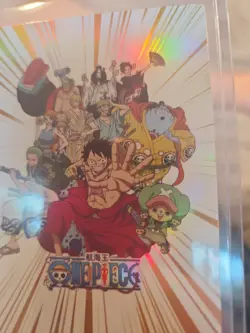 Straw Hat Pirates Wano Country Arc Artwork One Piece Film Red Holo Collector - Image 5