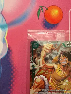 Monkey.D.Luffy P-135 Winner Stamp OP16 Pre-Release Event Promo Card Sealed - Image 2
