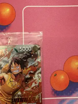 Monkey.D.Luffy P-135 Winner Stamp OP16 Pre-Release Event Promo Card Sealed - Image 3