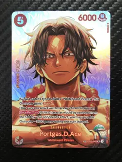 NM (SP) Portgas D Ace ST15-005 OP16 One Piece CCG The Time of Battle English EN - Image 3