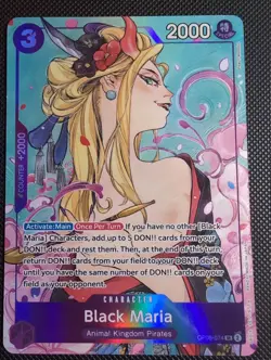 One Piece CCG Black Maria OP08-074 Two Legends Alt Art Foil SR Check Pic* - Image 1