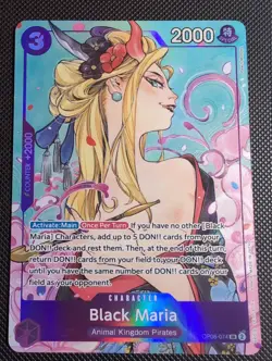 One Piece CCG Black Maria OP08-074 Two Legends Alt Art Foil SR Check Pic* - Image 2