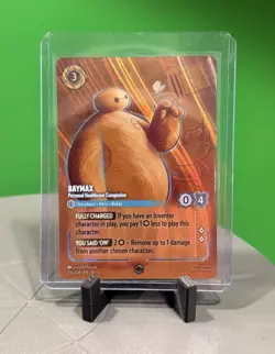 Disney Lorcana Baymax - Personal Healthcare Companion Enchanted Foil 218/204 - Image 1