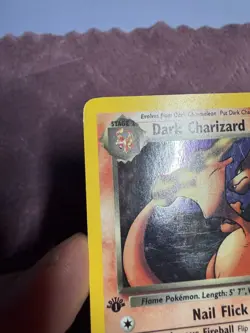 Dark Charizard 4/82 Rare Team Rocket Pokemon 1st Edition Holo Heavily Played - Image 4