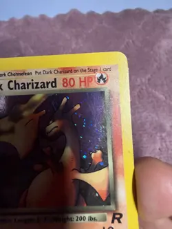 Dark Charizard 4/82 Rare Team Rocket Pokemon 1st Edition Holo Heavily Played - Image 5