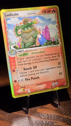 Ludicolo (Delta Species) 6/100 Crystal Guardians Holo - Pokemon Card LP - Image 2