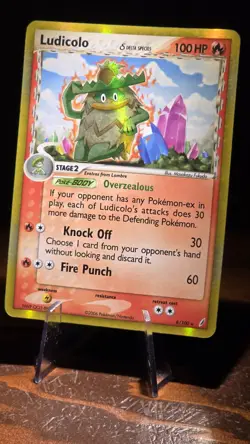 Ludicolo (Delta Species) 6/100 Crystal Guardians Holo - Pokemon Card LP - Image 3