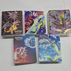 Pokemon Lot of 5 Hardcover Trading Card Game Binders Charizard Lugia Giratina - Image 1