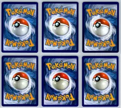 (6) Psyduck Pokemon Card Lot Reverse Holo Fossil XY English TCG Collection - Image 2