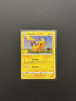 Pokemon General Mills Pikachu SWSH039 25th Anniversary Holo Promo Card NM Beauty - Image 1