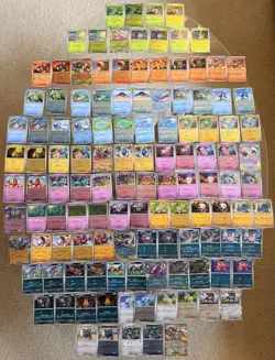Pokemon Pitch Black Master Base Set 100% Complete 158 Cards (C, UC, RH, H &EX) - Image 1