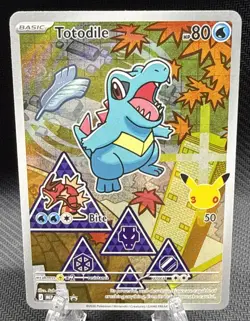 Pokemon TCG Totodile 048/MEP Holo English 2026 Basic 80 HP Card - Image 1