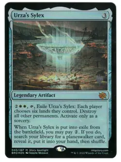 MTG Urza's Sylex Foil Promo Pack Brothers War Magic The Gathering TCG - Image 1