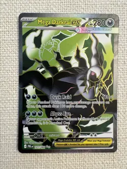 Mega Darkrai ex Full Art 101/084 Pitch Black PBL Ultra Rare Pokemon Card NM - Image 1