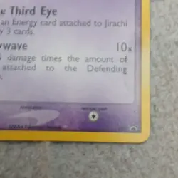 Jirachi 021 Nintendo Promo Regular EN Basic 50HP 2004 Pokemon TCG Card - Image 2