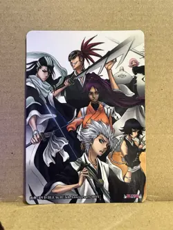 Bleach Clear Collection Card No. 341 Trading Toshiro Byakuya Yoruichi Renji - Image 1