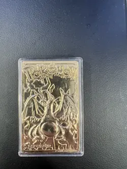 Charizard Burger King Gold Plated 23K Gold Metal Pokemon Card 1999 VTG - Image 2