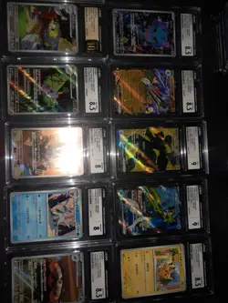Lot of 18 CGC Graded Pokemon Card Slabs Bulk Vintage Collection (JAPANESE) - Image 1