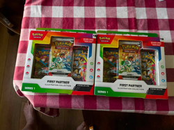 Lot of 2 - Pokemon Trading Cards First Partner Illustration Collection Series 1 - Image 1