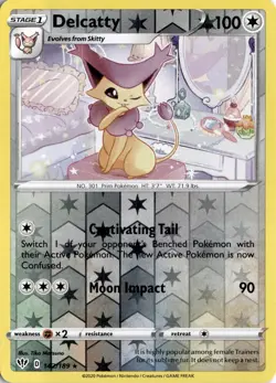 Delcatty 142/189 SWSH03: Darkness Ablaze Pokemon Card TCG - Image 1