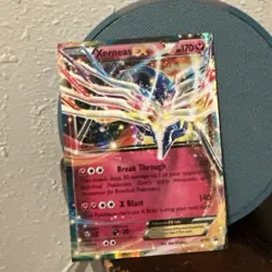 Xerneas EX Square Cut Miscut Error Pokemon Card Promo XY07 - Image 1