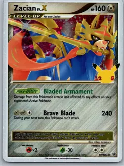 Zacian LV. X - Holo Promo SWSH: Sword & Shield Promo Cards SWSH135 NM - Image 1