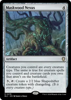 MTG - Maskwood Nexus - Bloomburrow Commander - NM Rare - #0279 - Image 1