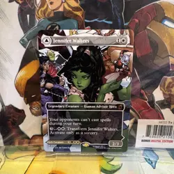 Jennifer Walters She-Hulk (Borderless) Borderless Marvel Super Heroes MTG - Image 1