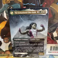 Jennifer Walters She-Hulk (Borderless) Borderless Marvel Super Heroes MTG - Image 2