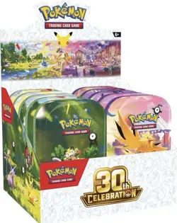 ✅ PRESALE Pokemon TCG: 30th Celebration Mini Tins (10-Pack) - Image 3