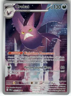 Crobat 093/086 Holo Illustration Rare Chaos Rising Pokemon Near Mint - Image 1