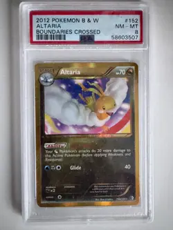2012 POKEMON B&W BOUNDARIES CROSSED #152 ALTARIA PSA 8 - Image 1