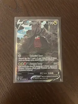 Pokemon TCG Regidrago V 184/195 Silver Tempest Ultra Rare Full Art Holo - Image 2