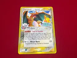 CHARIZARD 4/100 POKEMON EX CRYSTAL GURADIANS HOLO RARE - Image 1