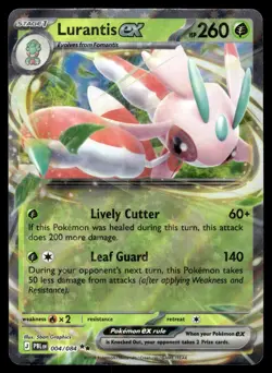 Lurantis ex 004/084 Double Rare Pitch Black Pokemon Holo Near Mint - Image 1