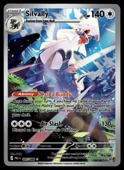 Silvally 095/084 Illustration Rare Pitch Black Pokemon Holo Near Mint - Image 1