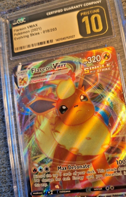 English #18 Flareon VMAX - 2021 SWSH - Evolving Skies POKEMON CGC 10 Pristine - Image 2