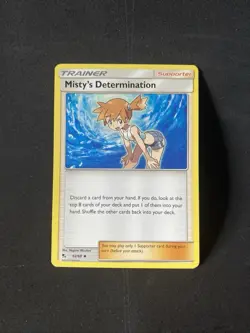 Pokemon Hidden Fates Misty's Determination Non Holo 62/68 - Image 1