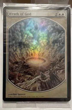 MTG Wrath Of God Player Rewards Textless Foil Promo New/Sealed Magic: Gathering - Image 1