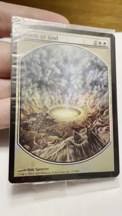 MTG Wrath Of God Player Rewards Textless Foil Promo New/Sealed Magic: Gathering - Image 2