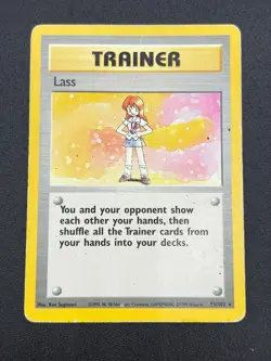 LASS DMG 75/102 RARE BASE SET UNLIMITED POKEMON - Image 1