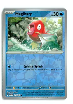 Magikarp #129/165 SV Scarlet & Violet 151 Common Reverse Holo Pokemon TCG NM - Image 1