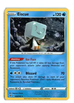 EISCUE 054/192 COSMOS HOLO POKEMON TCG NM-LP - Image 1