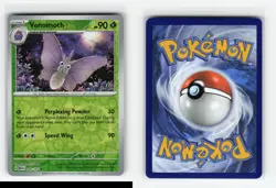 VENOMOTH 049/165 151 REVERSE HOLO POKEMON TCG NM - Image 3