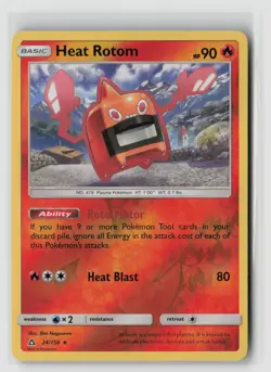 HEAT ROTOM 24/156 ULTRA PRISM REVERSE HOLO POKEMON TCG LP - Image 1